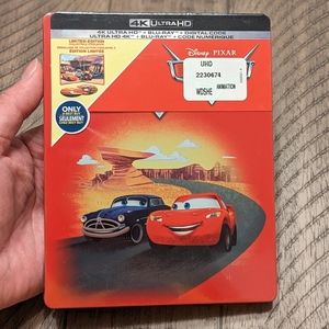 Disney PIXAR Cars Steelbook - Best Buy Limited 4K Ultra HD + BluRay + Digital